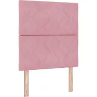 Syfax Kopfteil Rosa 80 cm Samt