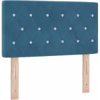 Syfax Kopfteil Dunkelblau 80 cm Samt