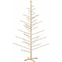 Syfax Holz Weihnachtsbaum Natur 210 cm Massives Kiefernholz