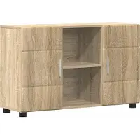 vidaXL "Winter Sale" Sideboard Sonoma-Eiche 88,5x30,5x55,5cm Holzwerkstoff - Wohnwände Neu131592