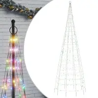 Syfax LED-Weihnachtsbaum 550 LEDs Mehrfarbig 300 cm