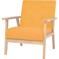 Prolenta Maison Exclusive - Sessel Gelb Stoff