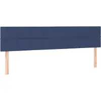 Syfax Kopfteile Blau 180x5x78/88 cm Stoff