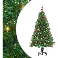 vidaXL "WINTER SALE" Künstlicher Weihnachtsbaum mit 150 LEDs mit Ständer Grün 150 cm - Künstliche Weihnachtsbäume NEU8259375