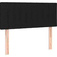 Syfax Kopfteil Schwarz 80x5x78/88 cm Stoff