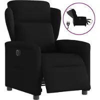 Prolenta Maison Exclusive - Relaxsessel Elektrisch Schwarz Stoff
