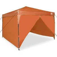 Syfax Pavillon-Zelt Orange 290 x 290 x 251 cm Stoff