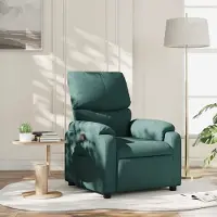 vidaXL Cloris Designermöbel Relaxsessel Dunkelgrün Stoff 2024 Neu