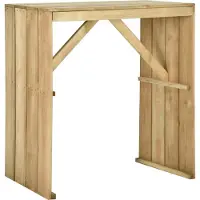 Syfax Bartisch 100x60x110 cm Imprägniertes Kiefernholz