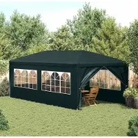 Prolenta Maison Exclusive - Partyzelt 3x6 m Grün