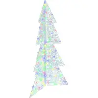 vidaXL "WINTER SALE" Weihnachtsbaum - mit 160 LEDs - hochwertigem design - Mehrfarbig 150 cm Acryl - Christbaumschmuck NEU4962310