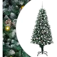 vidaXL "WINTER SALE" Künstlicher Weihnachtsbaum mit 300 LEDs mit Ständer Grün 180 cm - Künstliche Weihnachtsbäume NEU6173106