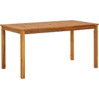 vidaXL Möbel Gartentisch 140x80x74 cm Massivholz Akazie - Gartentische 42618
