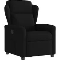 Syfax Relaxsessel Schwarz Stoff