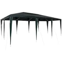 Syfax Party-Zelt Grün 600 x 400 x 266 cm Polyethylen und Stahl