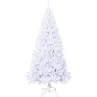 Prolenta Maison Exclusive - Künstlicher Weihnachtsbaum mit Dicken Zweigen Weiß 180 cm PVC