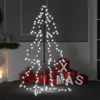 Prolenta Maison Exclusive - Weihnachtsbaum in Kegelform 160 LEDs Indoor & Outdoor 78x120 cm