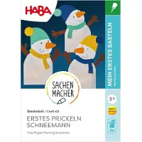 HABA Sales Gmbh & Co.KG Bastelset - Erstes Prickeln Schneemann