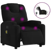 Sonstiges Massagesessel Elektrisch Schwarz Stoff