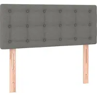 Syfax Kopfteil Dunkelgrau 90x5x78/88 cm Stoff