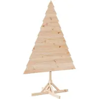 Syfax Weihnachtsbaum zum Schmücken 180 cm Massivholz