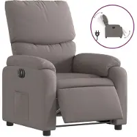 Syfax Relaxsessel Elektrisch Taupe Stoff