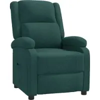 vidaXL Hochwertige Relaxsessel Dunkelgrün Stoff, Fernseh- & Relaxsessel DE36780