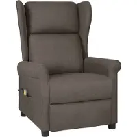 Syfax Massagesessel Braun Stoff