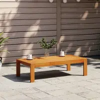 vidaXL Design New Gartentisch 100x50x27 cm Massivholz Akazie ,Gartensofas CC84104