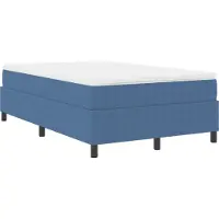 Syfax Plattformbettgestell Blau 120 x 200 cm Cordstoff