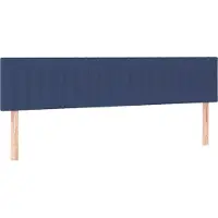 Syfax Kopfteile Blau 180x5x78/88 cm Stoff