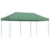 Syfax Partyzelt Faltbar Pop-Up Grün 580x292x315 cm