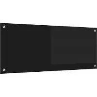 Syfax Küchenrückwand Schwarz 100 x 40 cm Gehärtetes Glas