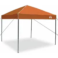 Syfax Pavillon-Zelt Orange 243 x 243 x 251 cm Stoff
