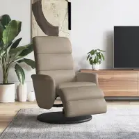 vidaXL Design New Relaxsessel mit Fußteil Cappuccino-Braun Kunstleder Fernseh- & Relaxsessel 2025 - CC2714166