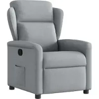 Prolenta Maison Exclusive - Relaxsessel Hellgrau Stoff