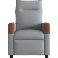 vidaXL "Winterschlussverkauf "Einzelsessel moderne - CLORIS - Relaxsessel - Polstersessel Hellgrau Stoff - 69 x 86 x 100 cm - NeuMöbel9339213