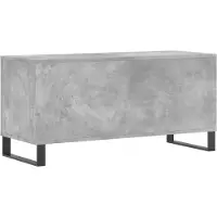 vidaXL Plattenschrank Betongrau 100x38x48 cm Holzwerkstoff