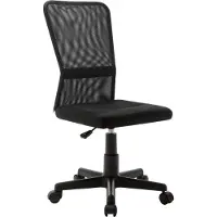 Syfax Bürostuhl Schwarz 44x52x100 cm Netzgewebe