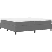 vidaXL Praktischen Plattformbettgestell Hellgrau 200 x 200 cm Stoff - Bettrahmen mit Lattenrost Klassische Betten Jugend CHY4992505