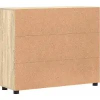 vidaXL Cloris Designermöbel Sideboard Sonoma-Eiche 88,5x30,5x73cm Holzwerkstoff - Wohnwände HOMMIE349450