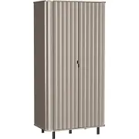 Beautysofa Drehtürenschrank mit zwei Türen NEVADA NO-8, Clay Grey