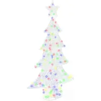 Syfax Weihnachtsbaum mit 160 LEDs Mehrfarbig 150 cm Acryl