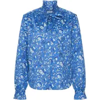 Seidensticker Klassische Bluse 1/1 Stehkragen Druck