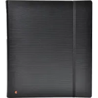 Exacompta 51234E 10x Ringbuch Exabinder aus PP 3mm, 4 Ringe 30mm, Rücken 50mm, für DIN A4 Maxi - Exactive - Schwarz