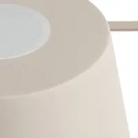 LUCANDE Wandlampe Silka , dimmbar, creme / amber, für Wohn- / Esszimmer, Metall, Modern, Wandleuchte, Wandlampe Innen