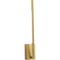 Nova Luce RACCIO LED Wandleuchte Messing 6W Warmweiss 6x12x37cm 9180711