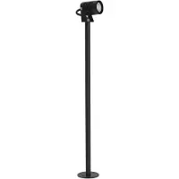Lyora FEND LED Wandleuchte Schwarz 5W IP65 Warmweiss 5x9x64cm 9271433