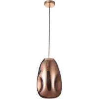 Nova Luce LAVA Pendelleuchte E27 Kupfer 120x22cm dimmbar 9190391