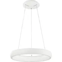 Lyora ALBI LED Pendelleuchte Weiß 32W Warmweiss 120x41cm dimmbar 8105618
